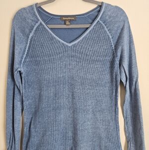 Tommy Bahama Blue V-Neck Sweater